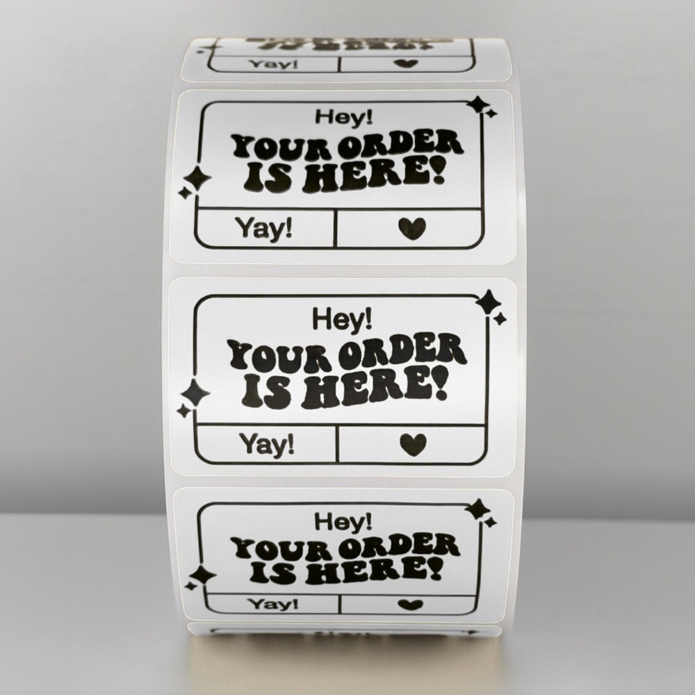 "Your Order Is Here!" Mailer Stickers | Shipping Essentials| THANK YOU STICKERS - Picture 9 of 11